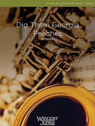 Dig Them Georgia Peaches Jazz Ensemble sheet music cover Thumbnail